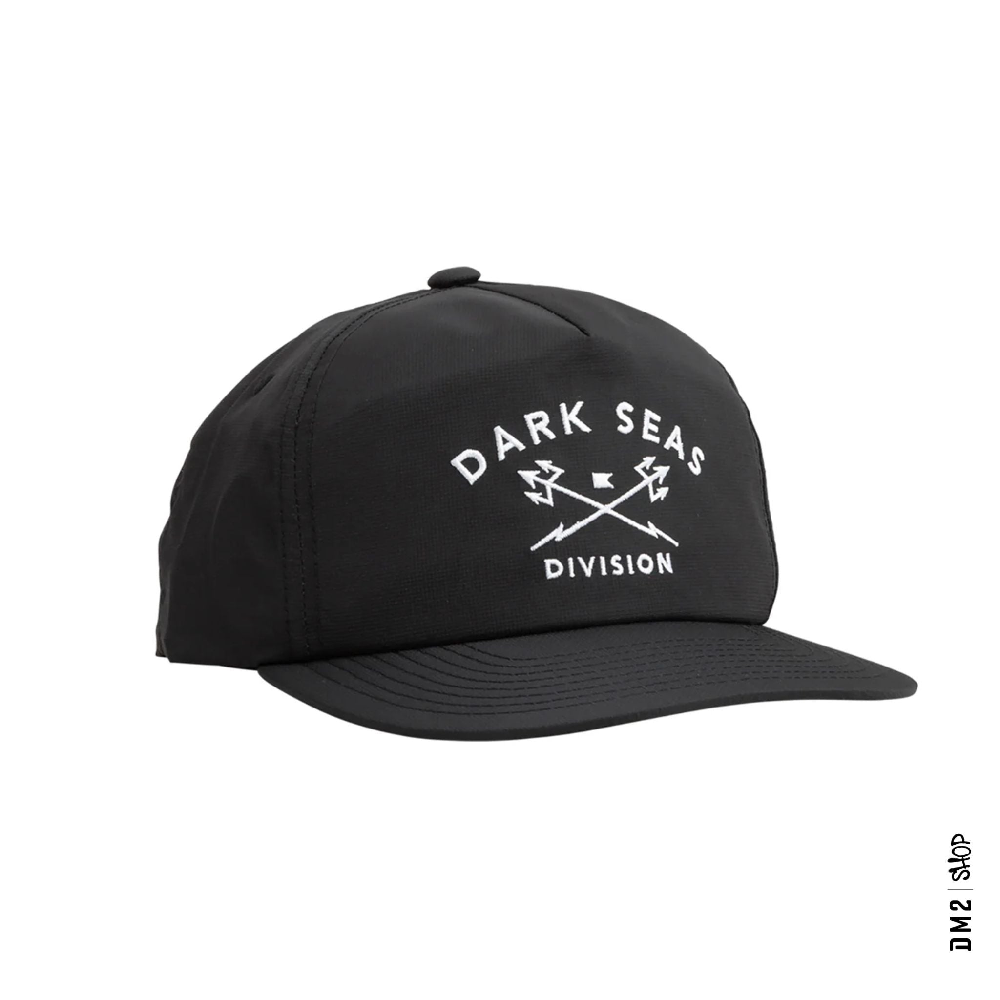 casquette-dark-seas-trident-nylon-noir-F4