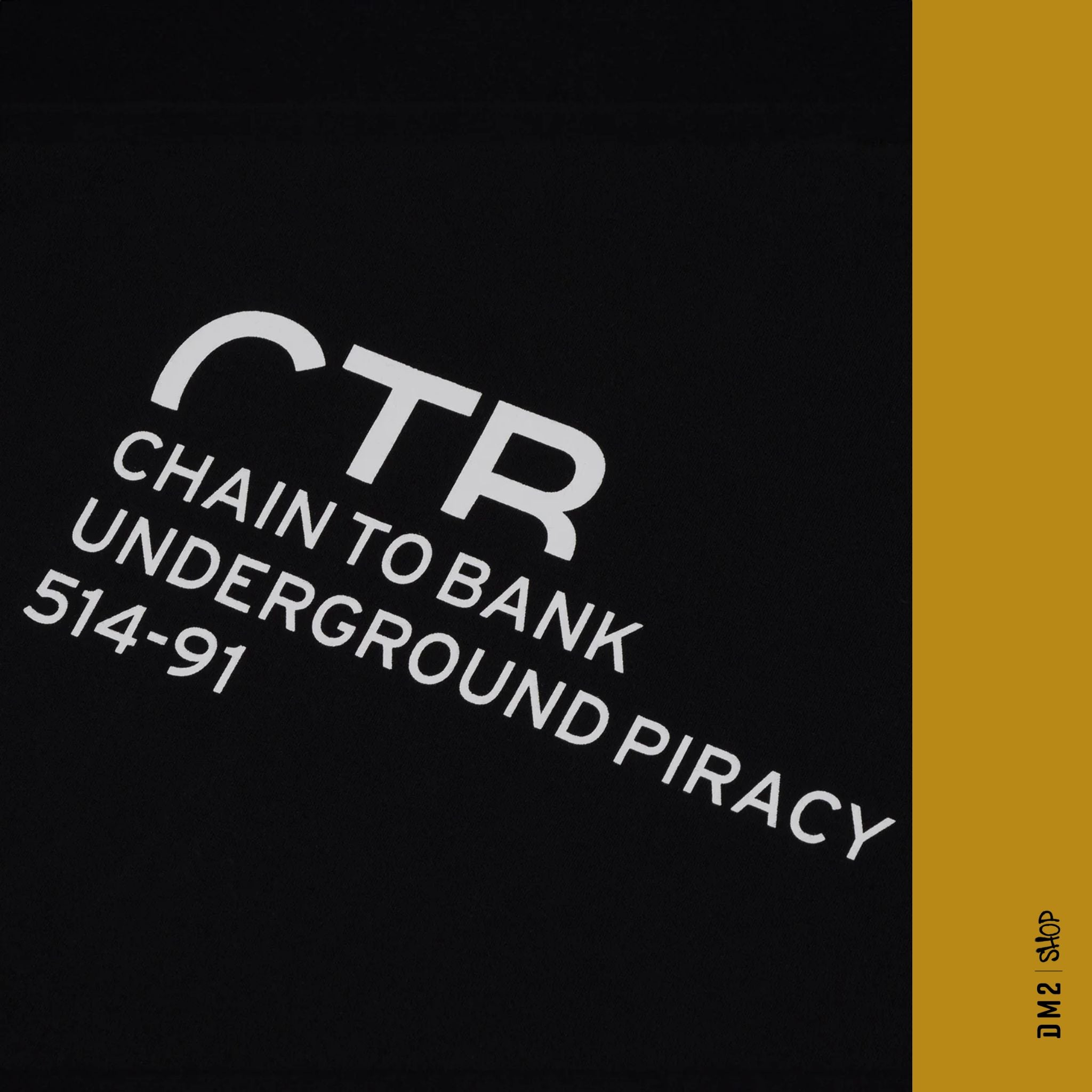 T-SHIRT UNDERGROUND PIRACY CHAIN TO BANK, 2 couleurs