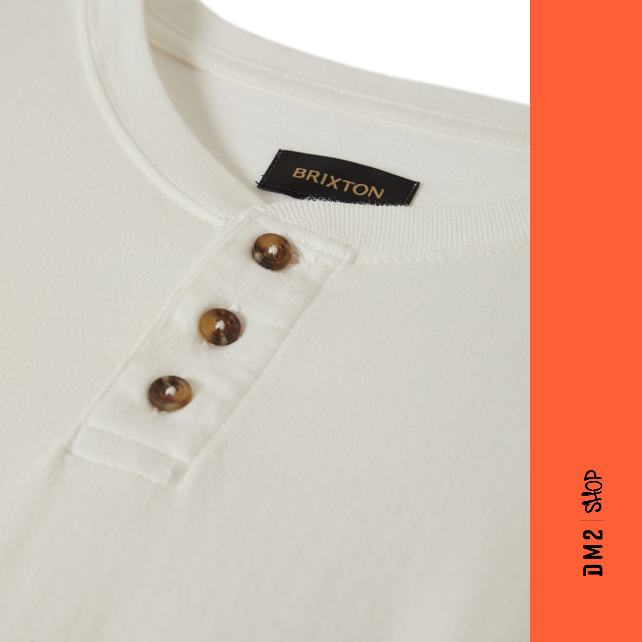 T-SHIRT HOMME HENLEY VINTAGE, BRIXTON