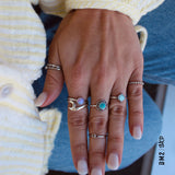 BAGUE WAVA STERLING, CREATIVAL