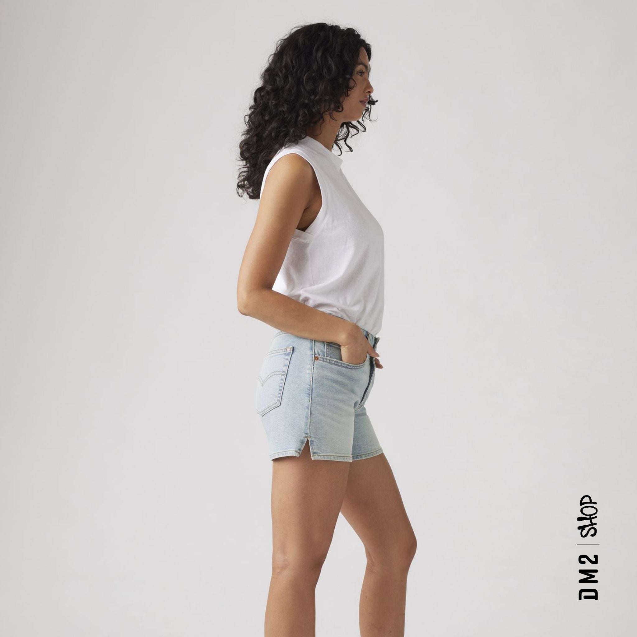 SHORT FEMME A-LINE LIGHT WASH, LEVI'S