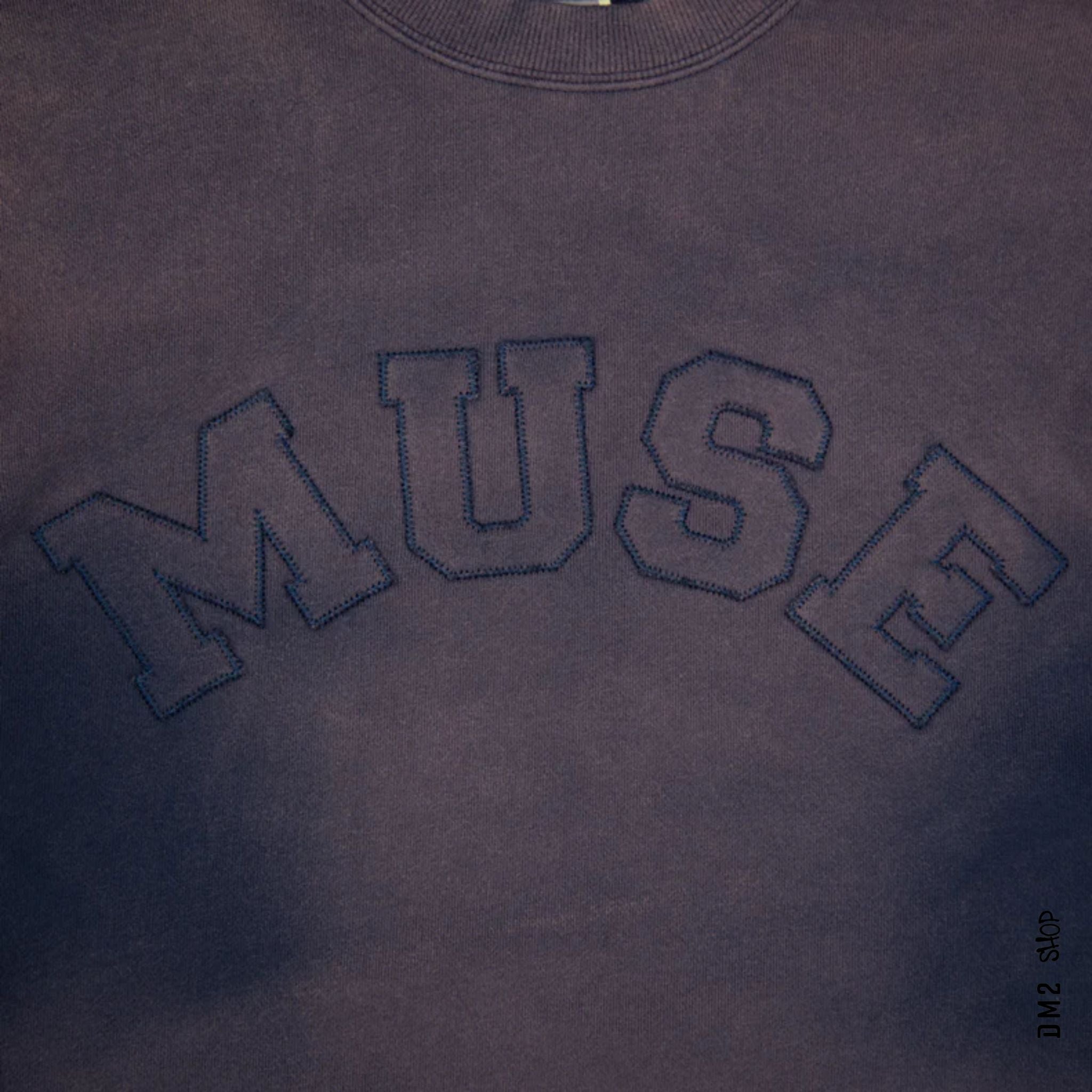 CREWNECK FRENCH TERRY CURATED BY MUSE KLEIN BLUE