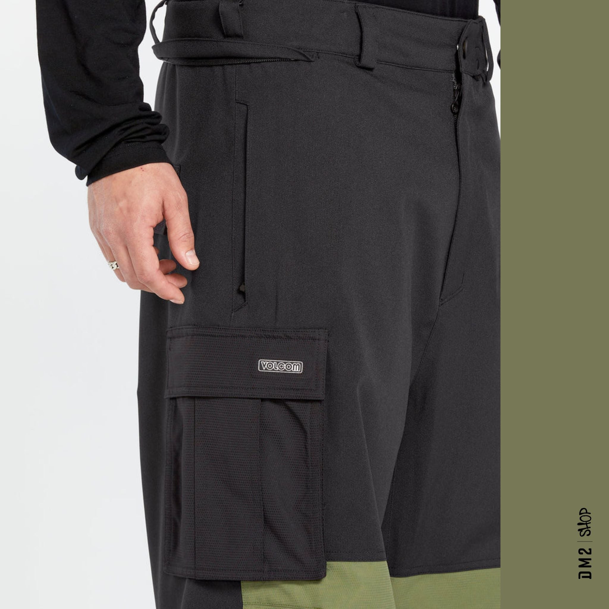 PANTALON SHELL SKI-SNOW VOLCOM NWRK NOIR