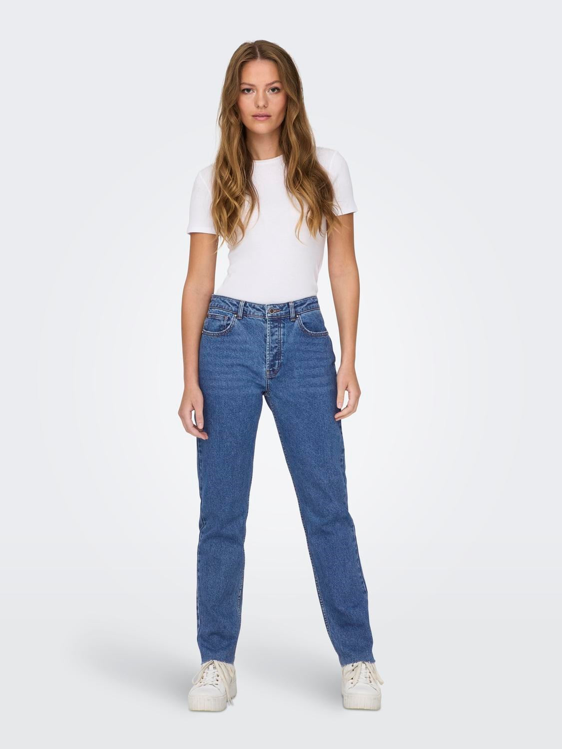 JEANS TAILLE HAUTE FEMME EMILY ONLY