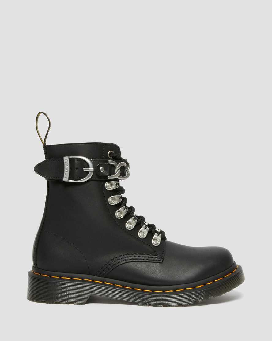 DR.MARTENS 1460 PASCAL CHAIN ​​BOOTS
