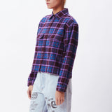 OBEY FLANNEL SHIRT WOMEN CAMILLE