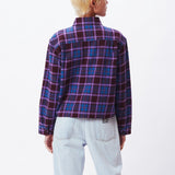 OBEY FLANNEL SHIRT WOMEN CAMILLE