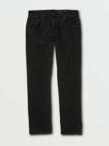 VOLCOM // JEANS HOMME SOLVER BLACK OUT