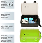 GECKO // WATERPROOF BOXES LARGE FLUO GREEN