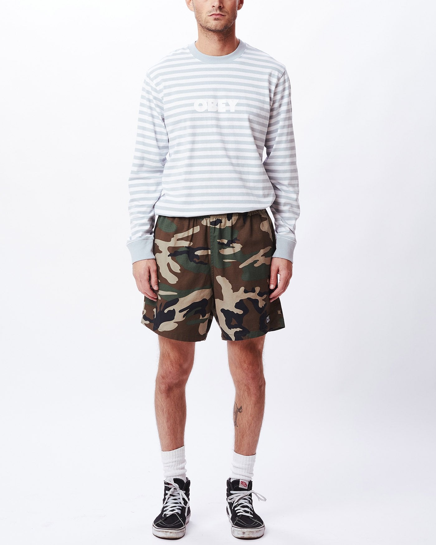 OBEY // MEN'S SHORTS EASY RELAXED CAMO