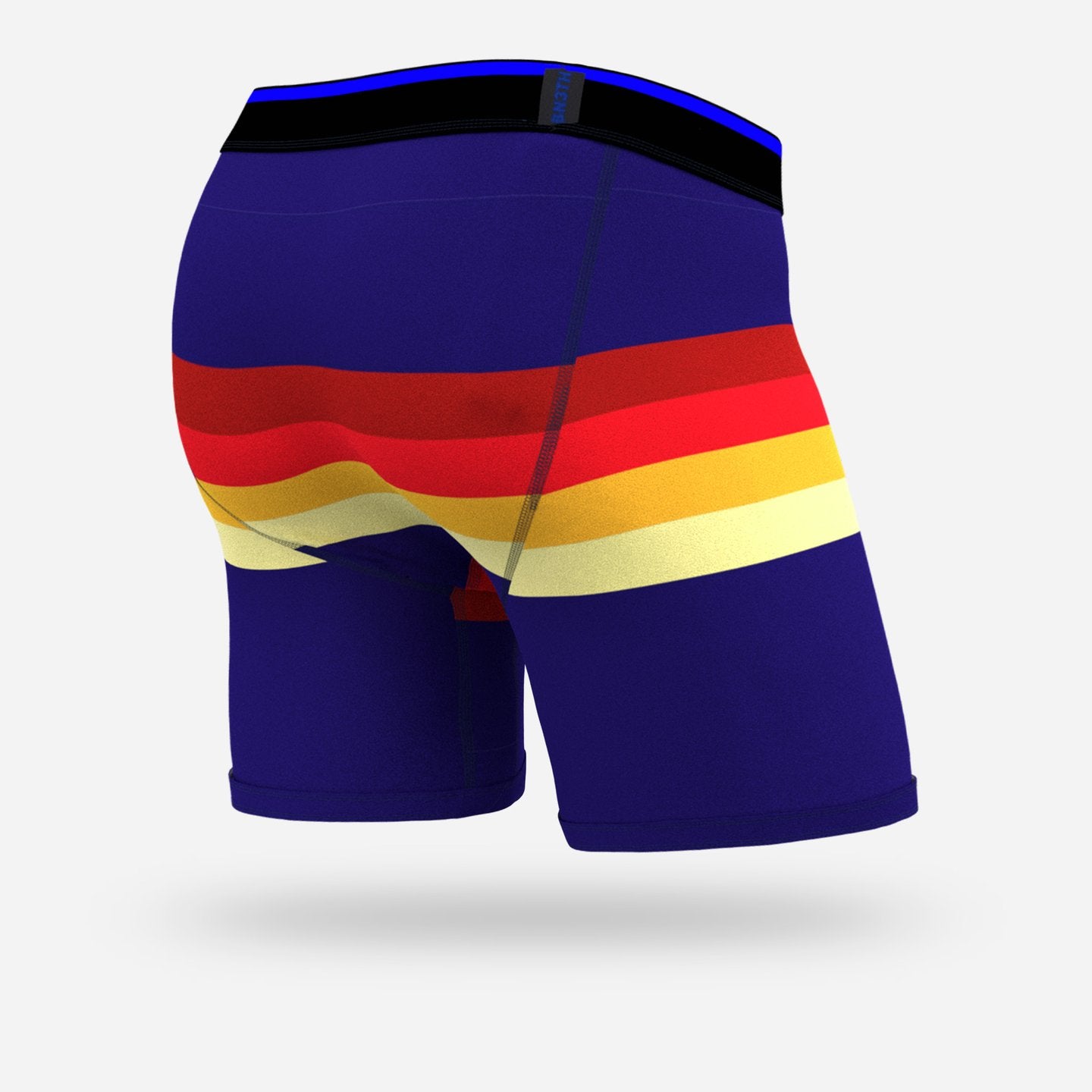 BN3TH MEN'S BOXER WITH RETRO STRIPES OPENING