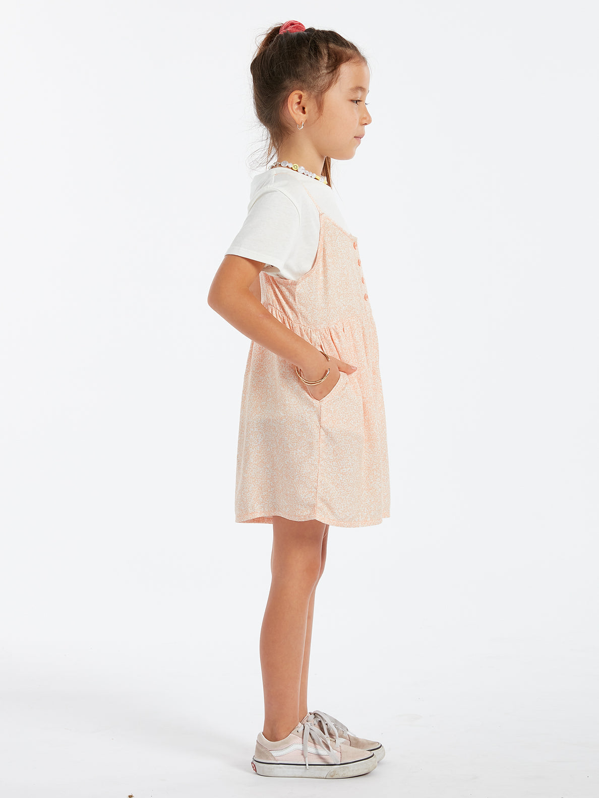STATIC BLOOM GIRL'S ROMPER / 4 TO 10 YEARS