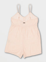 STATIC BLOOM GIRL'S ROMPER / 4 TO 10 YEARS