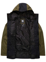 DC SHOES - DEFY MEN'S INSULATED JACKET - OLIVE