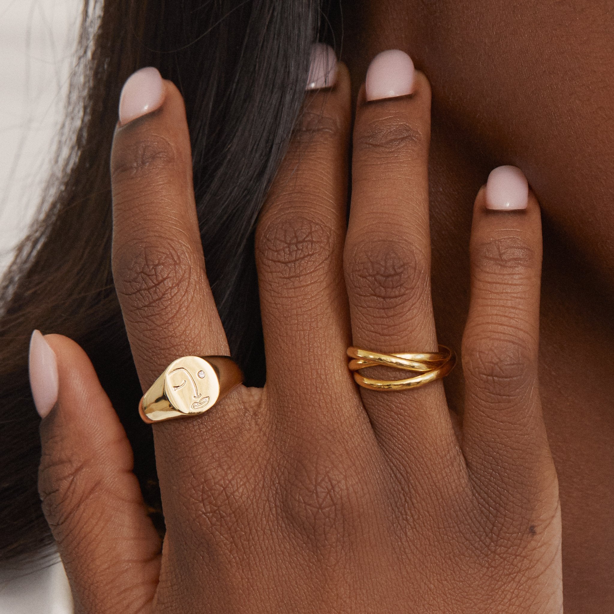 BEAUTY RING / GOLD OR SILVER