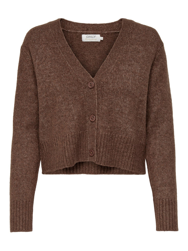 ONLY // CARDIGAN FEMME MACADAMIA , 15272866, BROWN