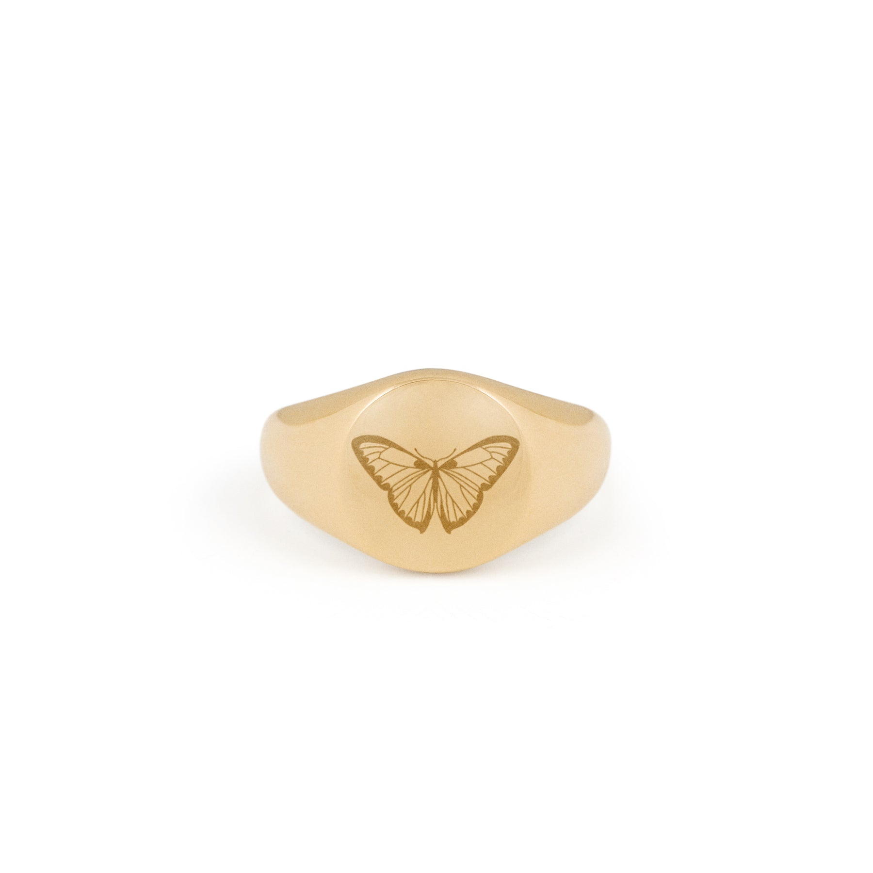 BAGUE BUTTERFLY - PLAQUÉ OR